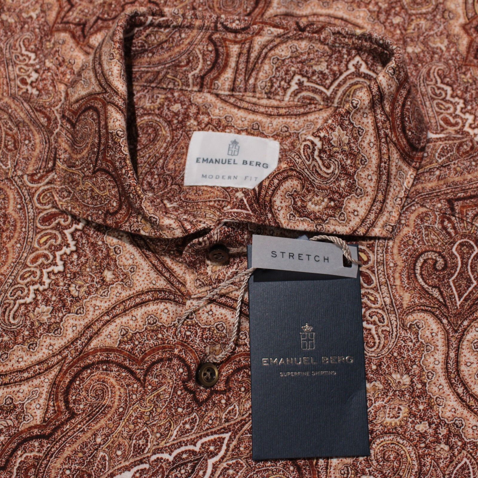 Other Emanuel Berg New with tags Shirt Size M US In Brown Size US M / EU 48-50 / 2 - 1 Thumbnail