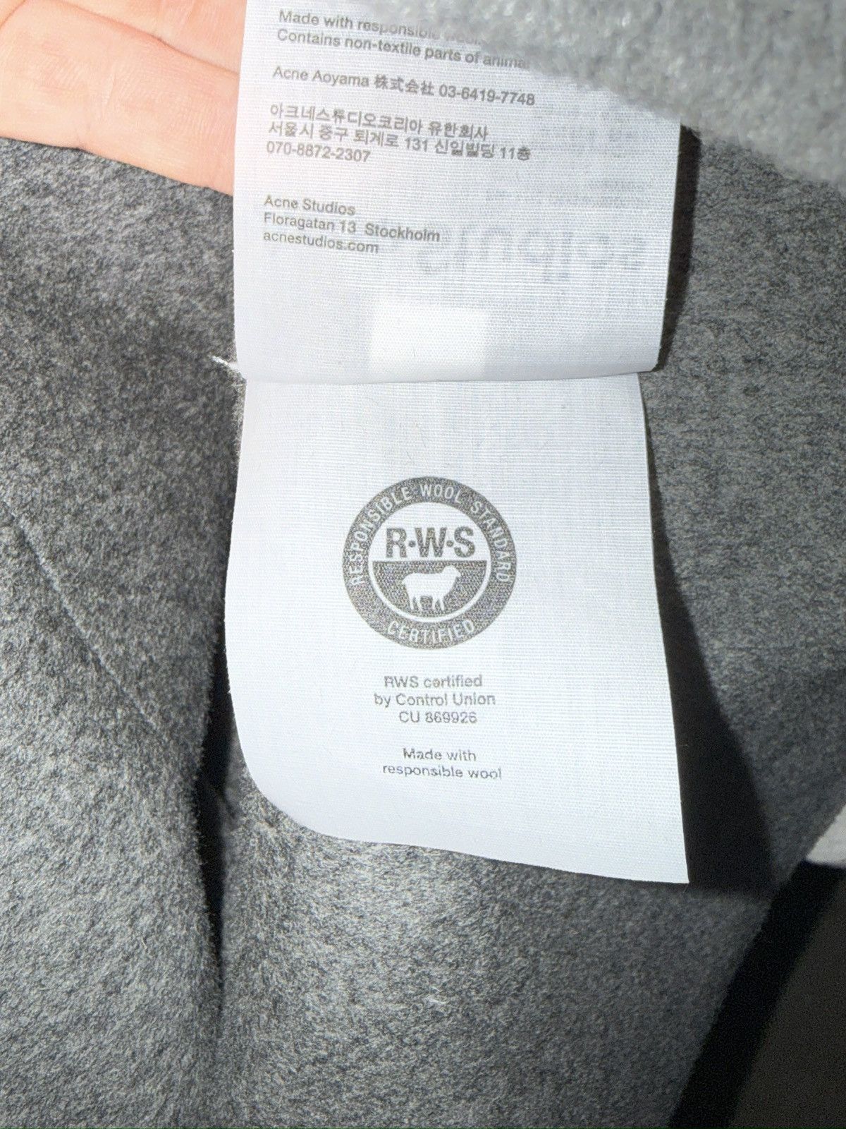Acne Studios Acne Studios Gray Flower Hoodie Size US S / EU 44-46 / 1 - 7 Thumbnail