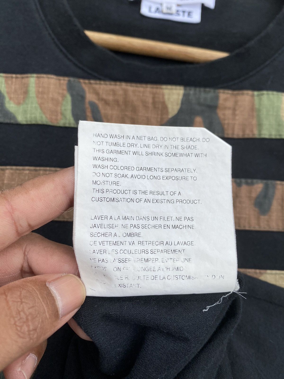 Junya Watanabe × Lacoste Rare AD2006 Lacoste x CDG Junya Watanabe Camo Tshirt Size US M / EU 48-50 / 2 - 21 Thumbnail