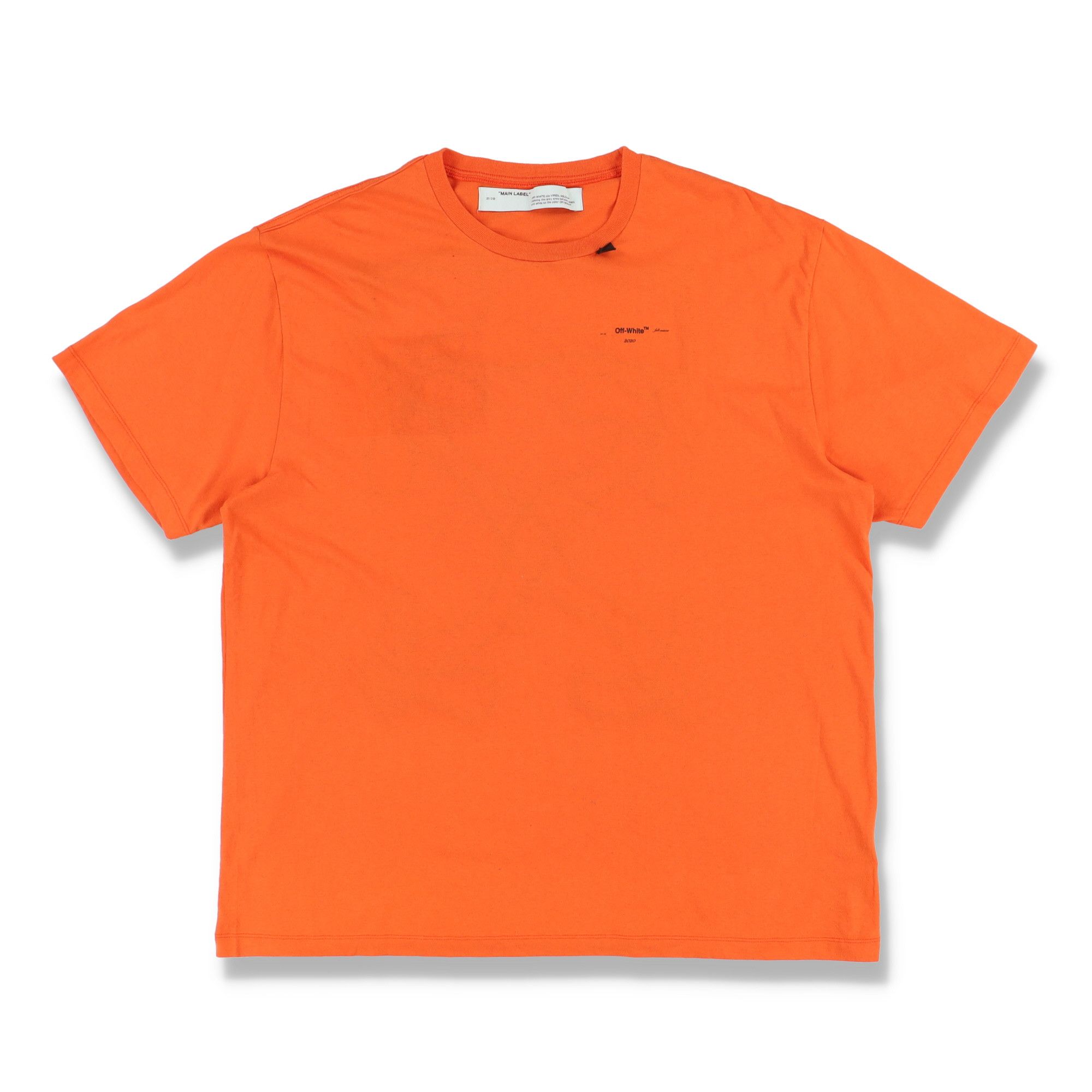 Off-White Orange Embroidered Scribble Arrows Oversized Logo T-Shirt Size US M / EU 48-50 / 2 - 5 Thumbnail