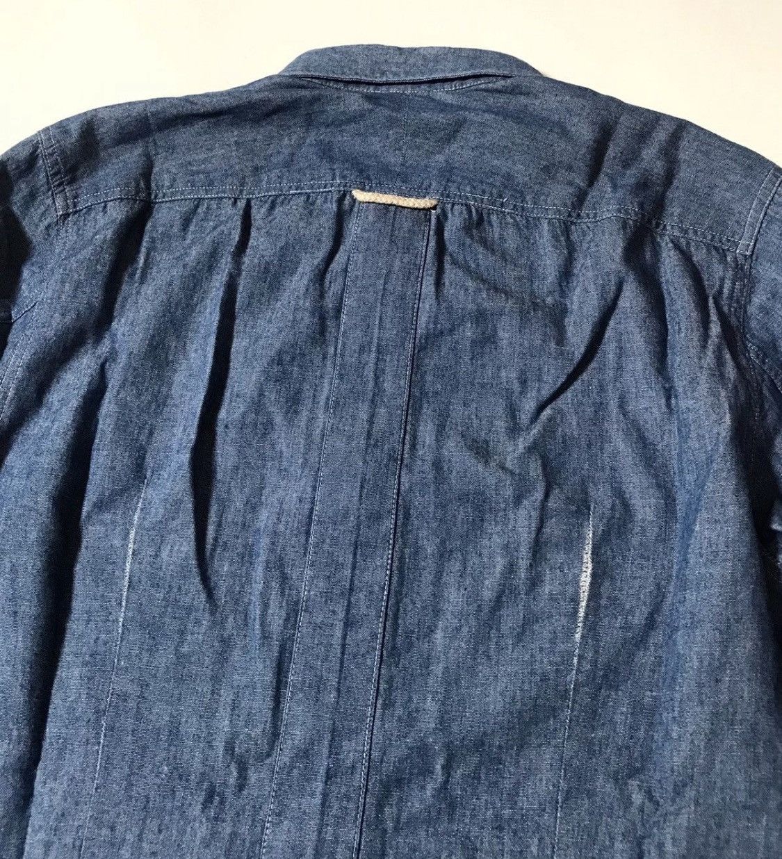 Junya Watanabe Vintage junya watanabe man cdg chambray button down Size US S / EU 44-46 / 1 - 3 Thumbnail