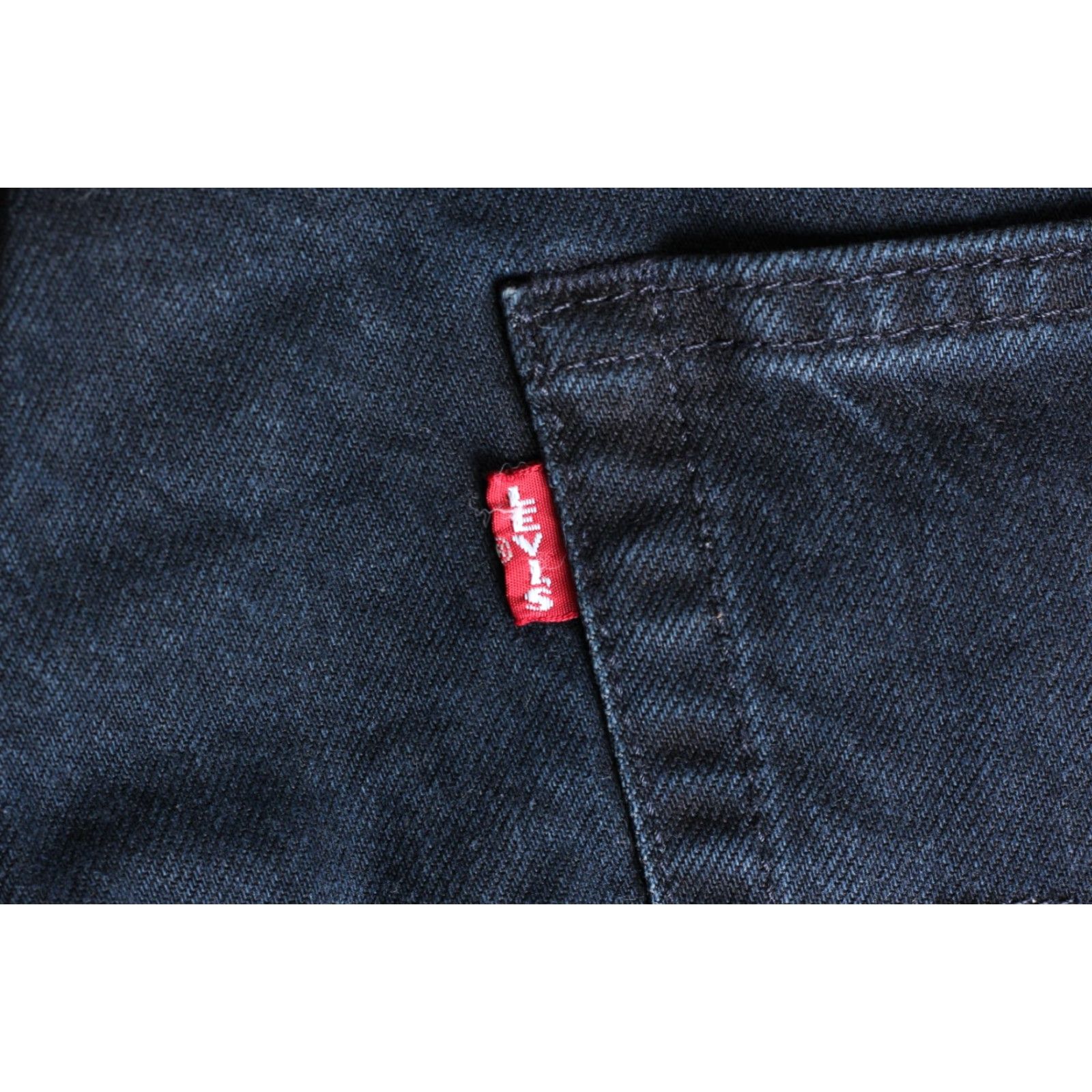 Levi's LEVI’S 502 PREMIUM Big E Tapered Jeans Men 38 Regular Blue Denim Stretch 5-Pocket Rise Mid L32 Vintage No Size US 38 / EU 54 - 5 Thumbnail