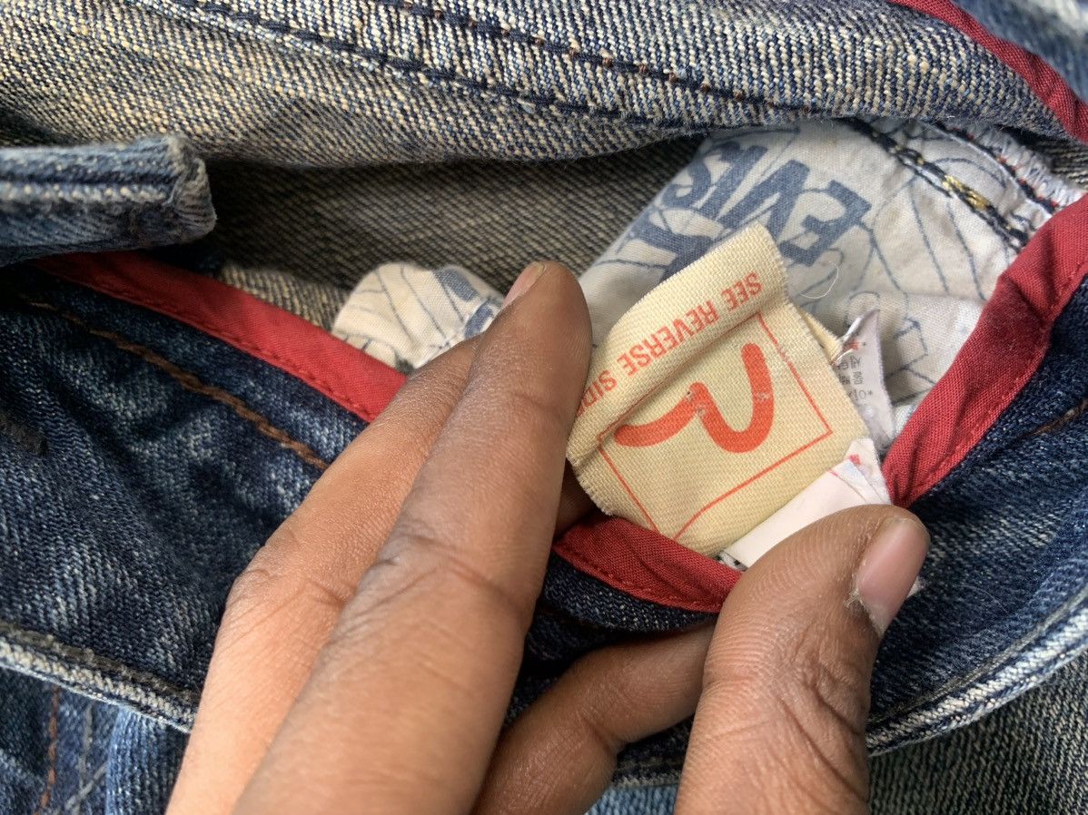 Japanese Brand Vintage Evisu inspired denim Size US 32 / EU 48 - 6 Thumbnail