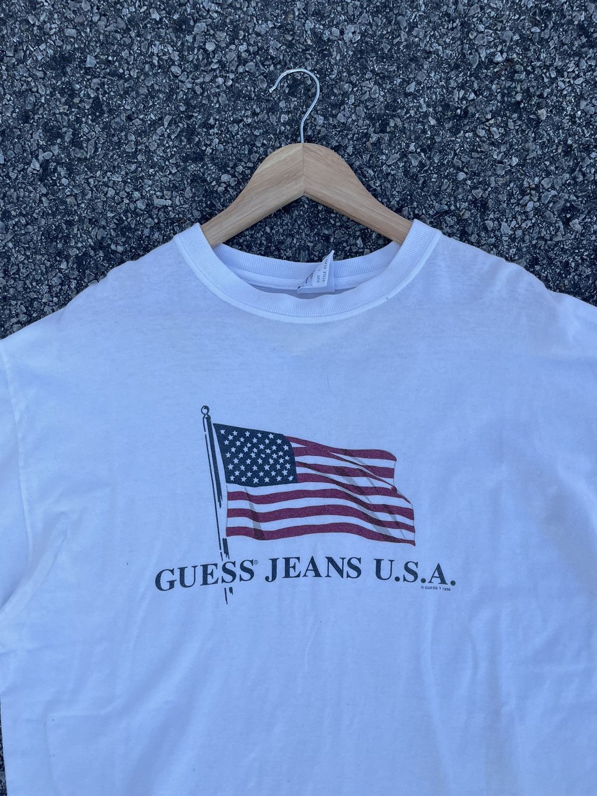 Guess Vtg Guess Jeans Usa Flag Size US L / EU 52-54 / 3 - 3 Thumbnail