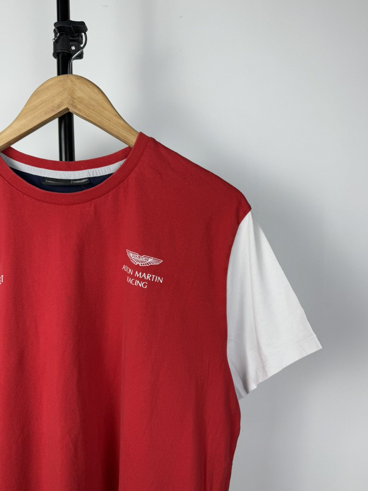 Hackett × Vintage Vintage 00s Hackett Aston Martin Racing T-Shirt Big Logo Size US XL / EU 56 / 4 - 3 Thumbnail