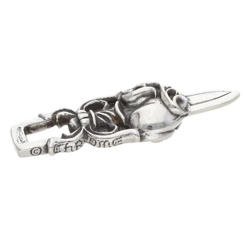 Chrome Hearts Chrome Hearts Silver Dagger Heart Necklace Size ONE SIZE - 4 Thumbnail