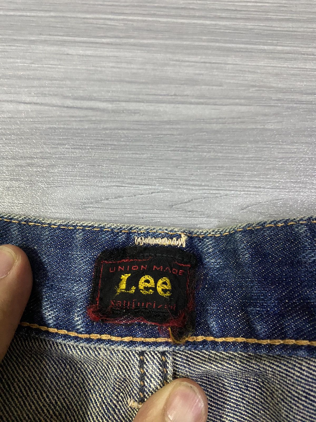 Lee Vintage Lee Riders Fadded Blue Denim Size US 33 - 12 Thumbnail