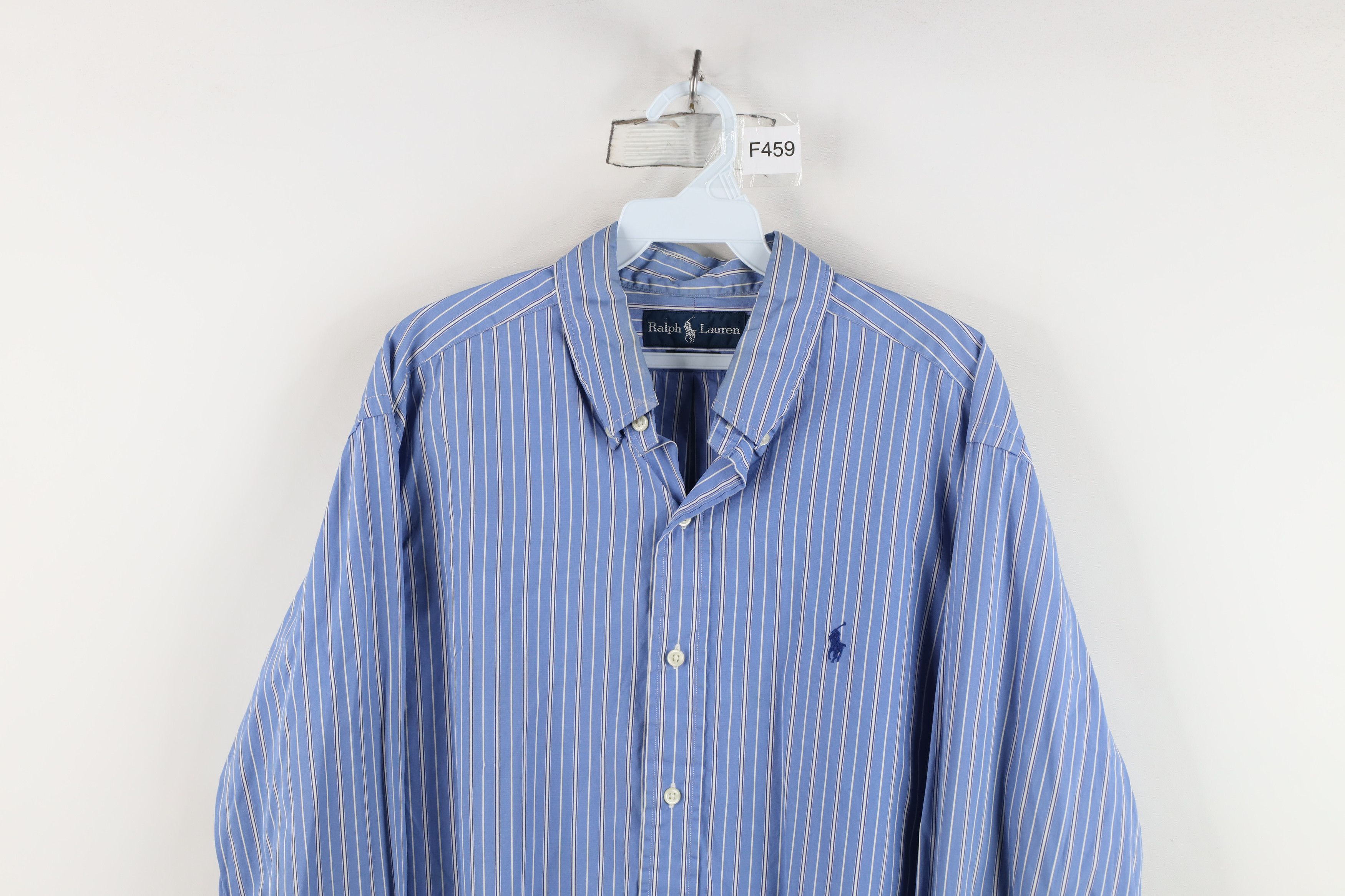 Polo Ralph Lauren Vintage 90s Ralph Lauren Fit Striped Button Down Shirt Size US L / EU 52-54 / 3 - 2 Thumbnail