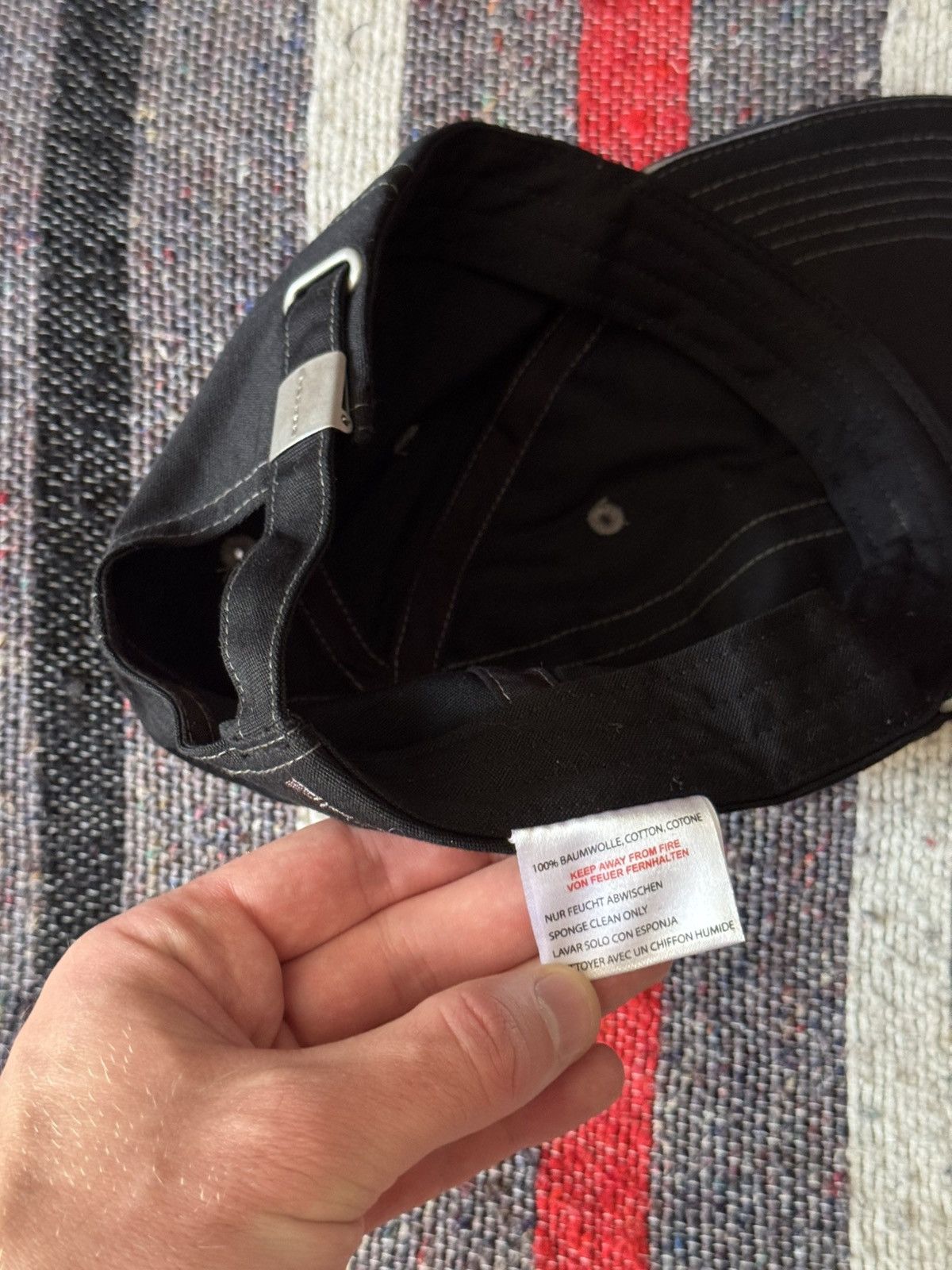 Porsche Design Porsche Design y2k “Black” Moto Racing Formula 1 Hat Size ONE SIZE - 7 Thumbnail