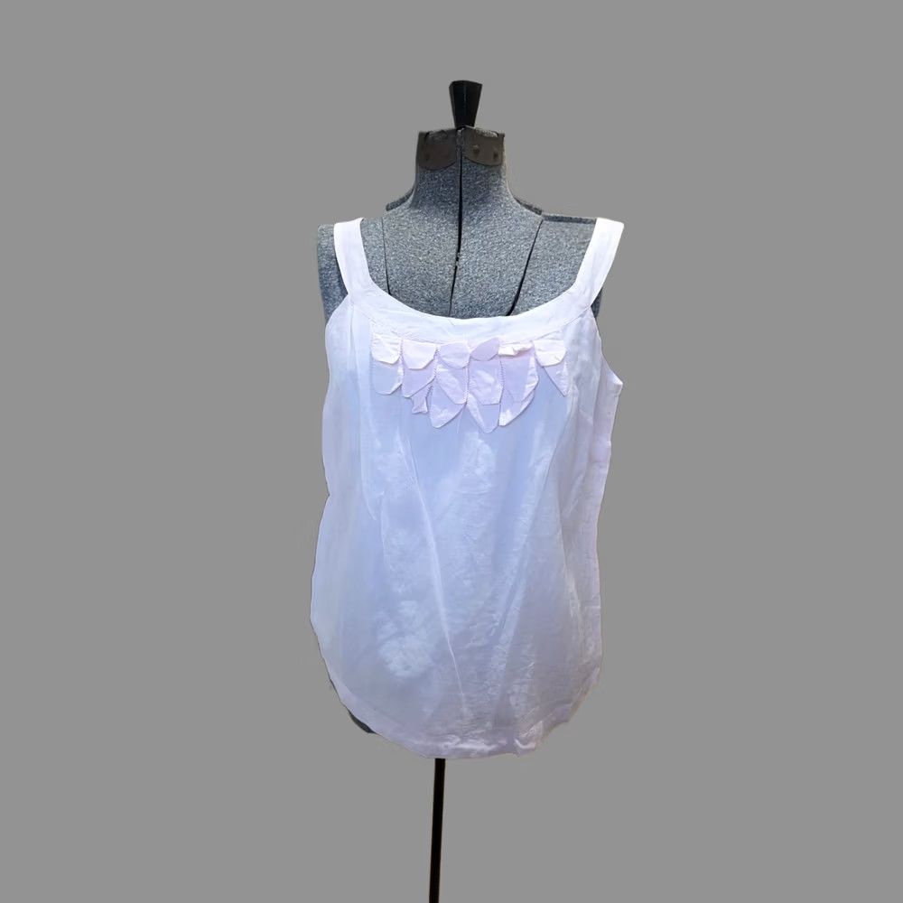 Loft Loft Anne Taylor Petite Large Cami Top Scoop Neck Pink Womens Tank PL Size L / US 10 / IT 46 - 1 Thumbnail