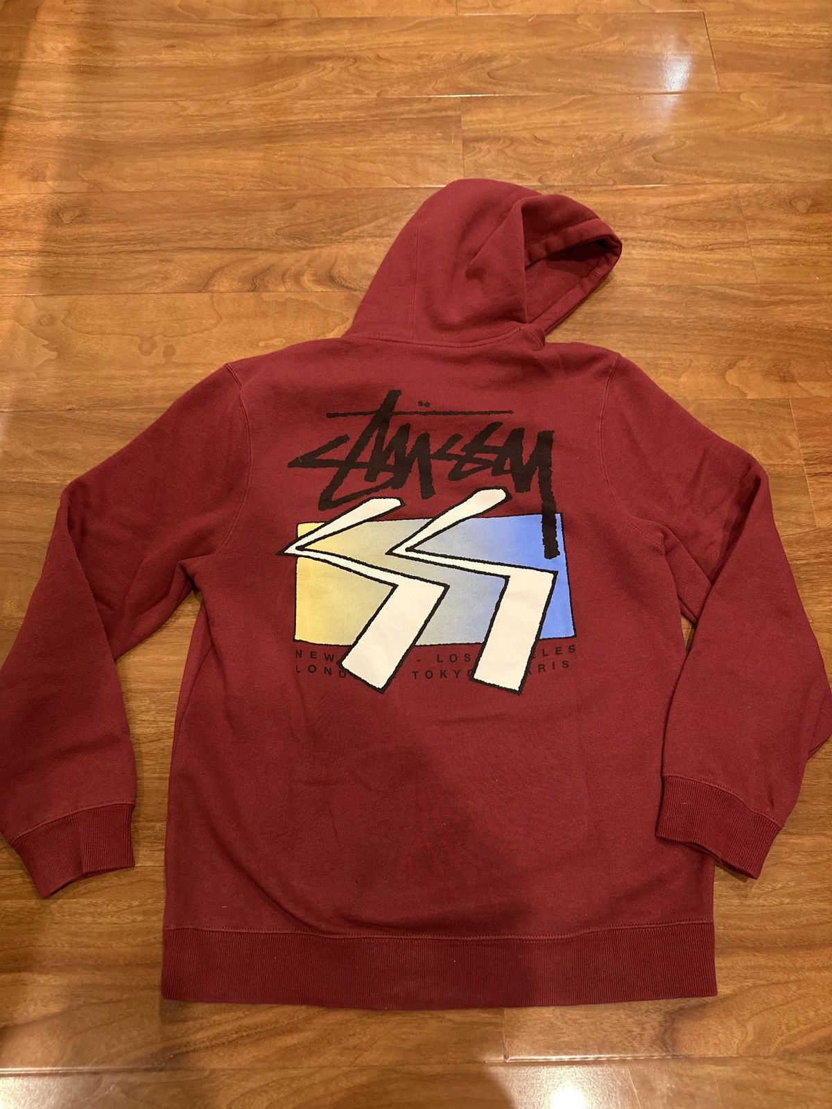 Stussy Stussy Men’s Hoodie - Red Size US M / EU 48-50 / 2 - 2 Thumbnail