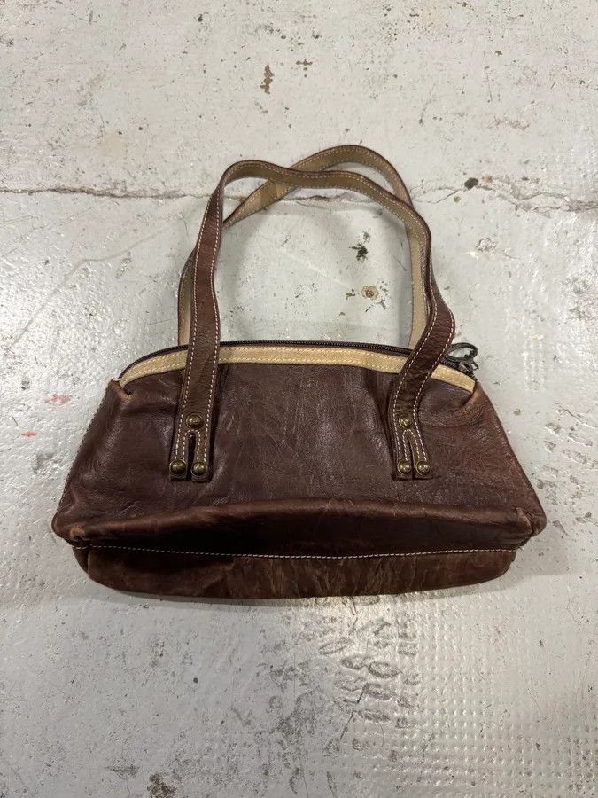 Designer × Just Cavalli × Vintage 2000s Cavalli Brown Brut Handle Bag Size ONE SIZE - 3 Thumbnail