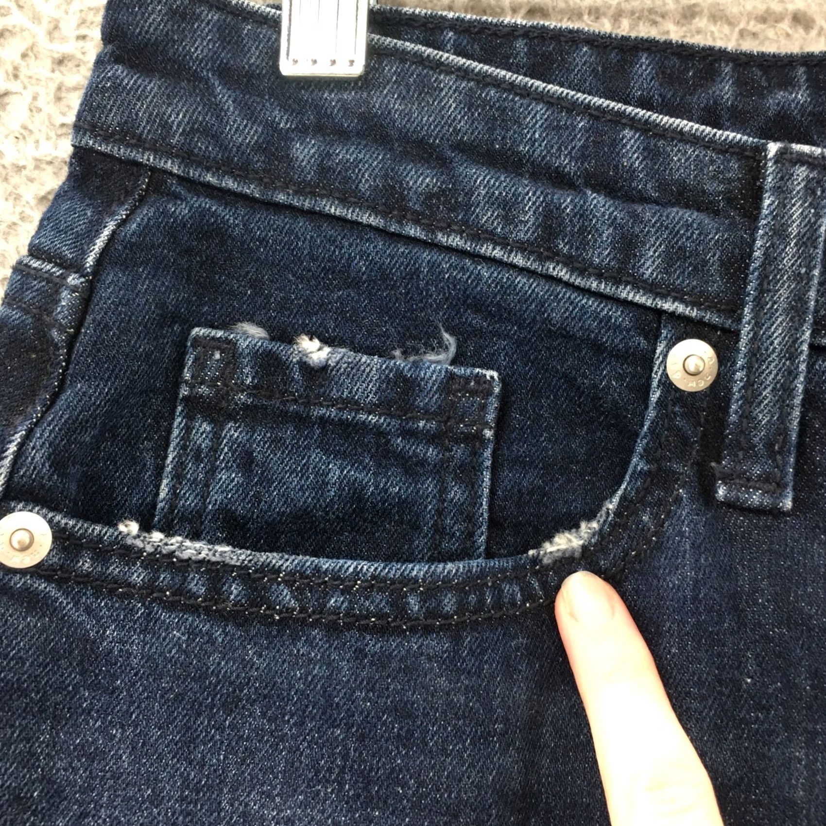 Vintage A New Day Bootcut Jeans Womens 10 (Actual 30x26) Blue Denim High Rise Zip NEW Size 32" / US 10 / IT 46 - 6 Thumbnail