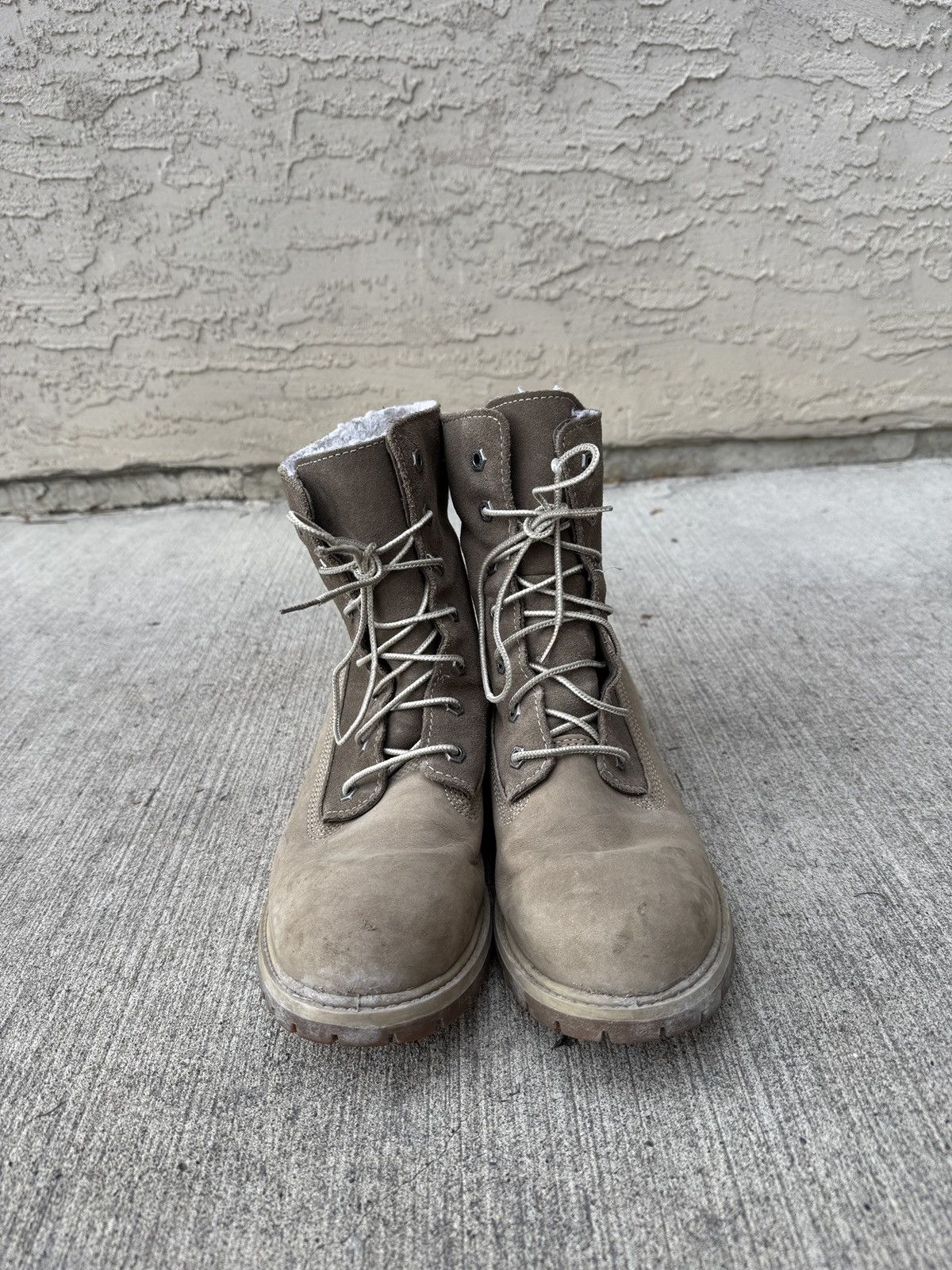 Timberland TIMBERLAND “TAUPE” ROLL-TOP WATERPROOF COMBAT BOOTS Size US 9 / IT 39 - 4 Thumbnail