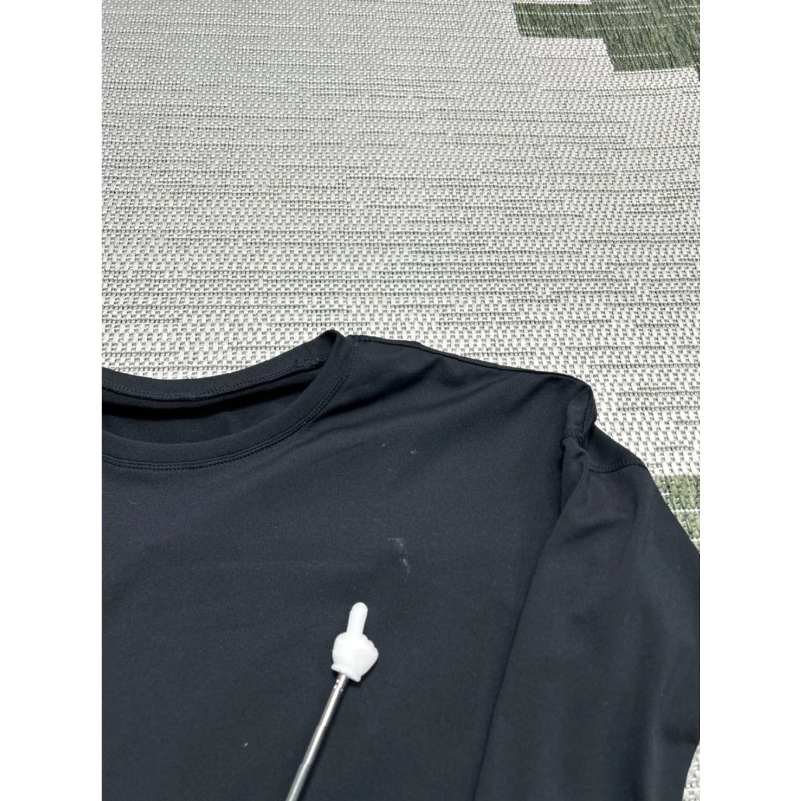 Lululemon Lululemon Shirt Womens Large Black Running Pullover Size L / US 10 / IT 46 - 4 Thumbnail