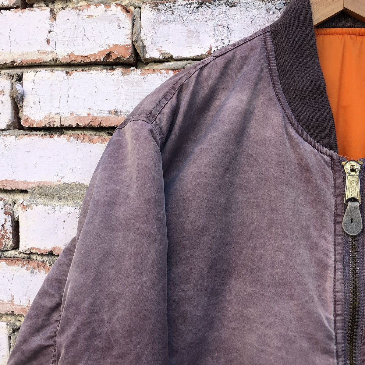 Vintage Vintage Sun Faded Flyer’s Ma-1 Bomber Jacket Size US M / EU 48-50 / 2 - 5 Thumbnail