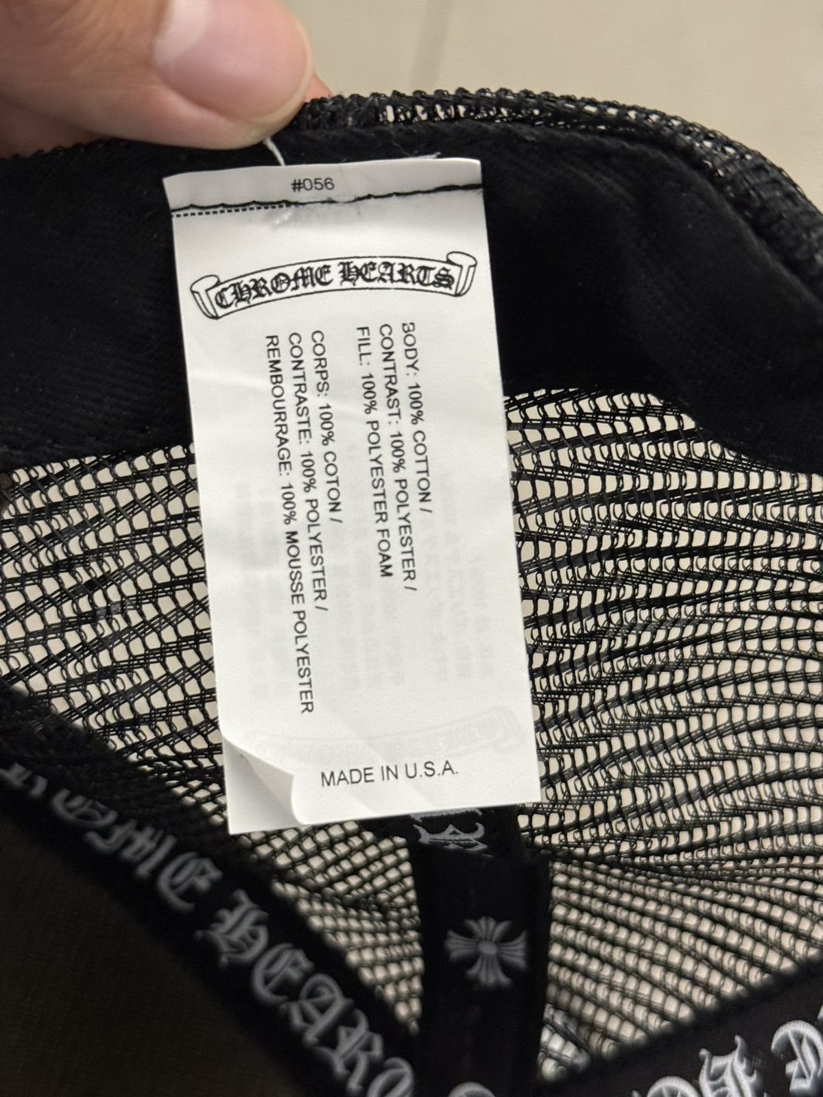 Chrome Hearts Chrome Hearts Miami Trucker Hat Size ONE SIZE - 3 Thumbnail