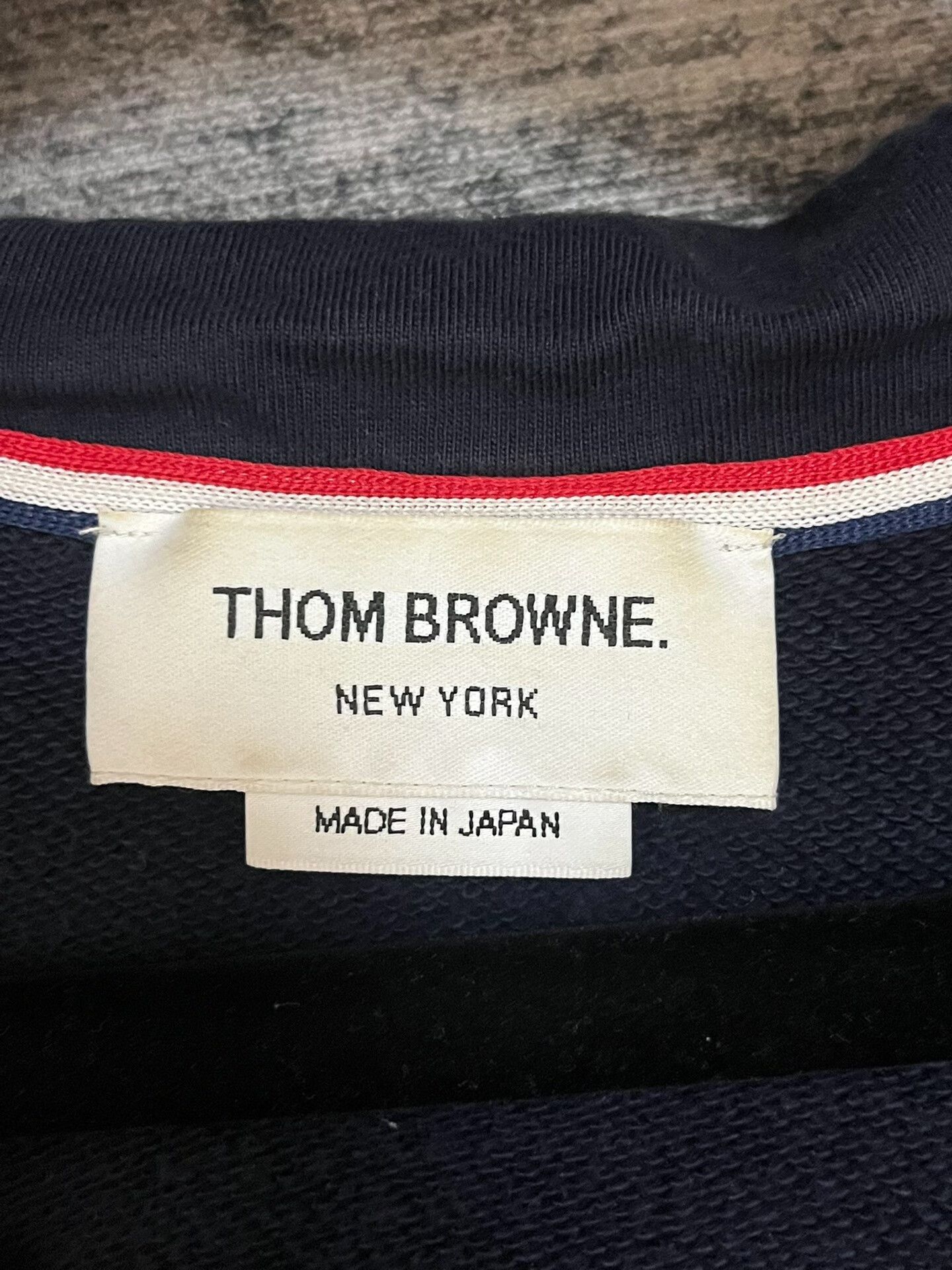 Thom Browne thom browne classic zip hoodie with stripes Size US M / EU 48-50 / 2 - 3 Thumbnail