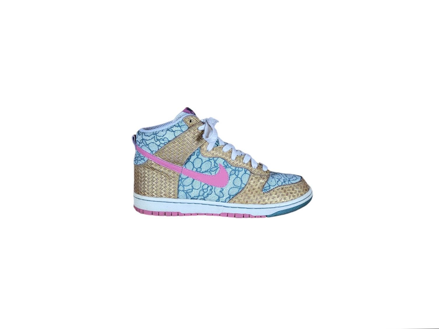 Nike 2007 Vintage Nike SB Dunk High Premium Nori Desert Bloom Size US 8 / IT 38 - 1 Thumbnail