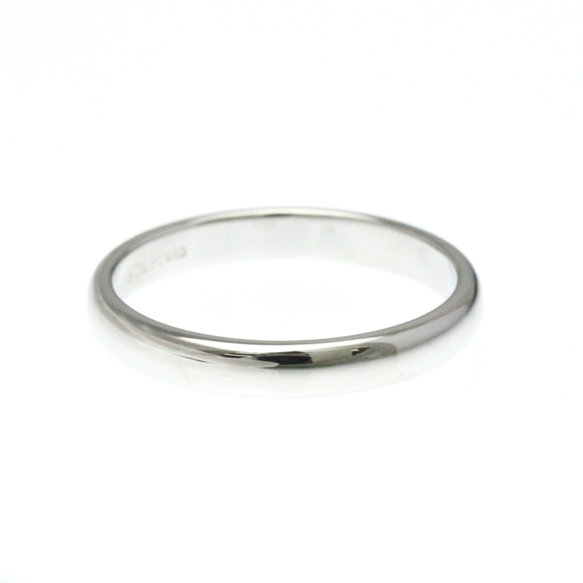 Tiffany & Co. Tiffany Wedding Ring Platinum Fashion No Stone Band Ring Silver Size ONE SIZE - 1 Thumbnail