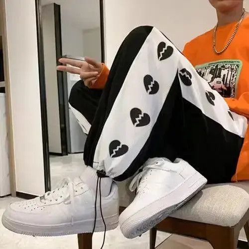 Japanese Brand Kitagawa x moto Men Sweatpants Fashion Print Straight Style Size US 30 / EU 46 - 8 Thumbnail