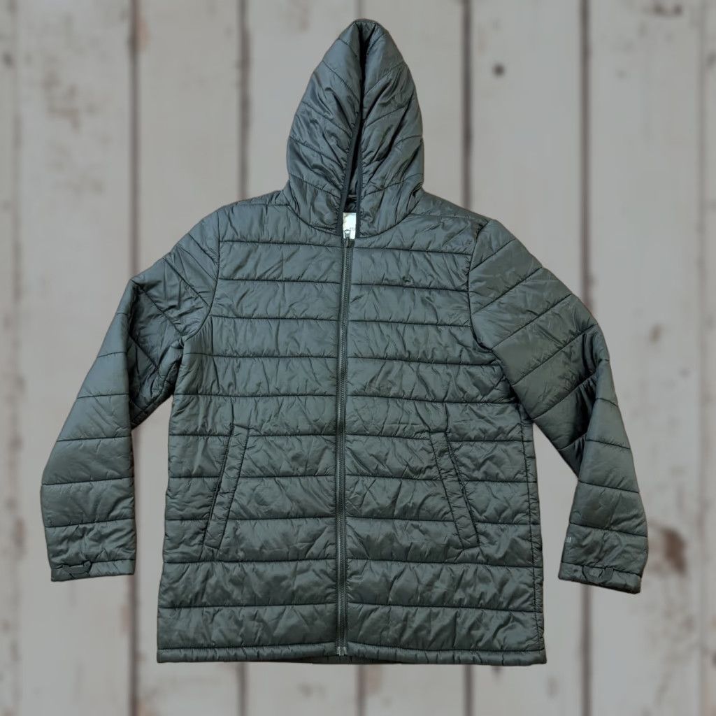Stutterheim Stutterheim Jacket Mens XL Black Rain Coat Hooded Full Zip Insulated Quilted Size US XL / EU 56 / 4 - 1 Thumbnail