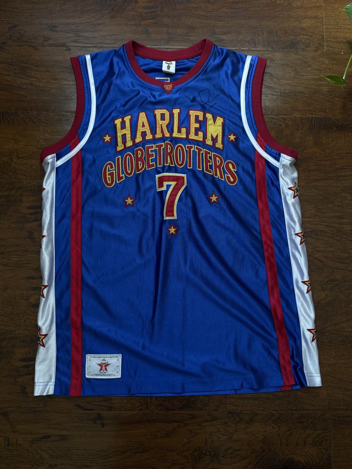 Harlem Globetrotters × Vintage Harlem Globetrotters Jersey *SIGNED* Size US L / EU 52-54 / 3 - 1 Thumbnail