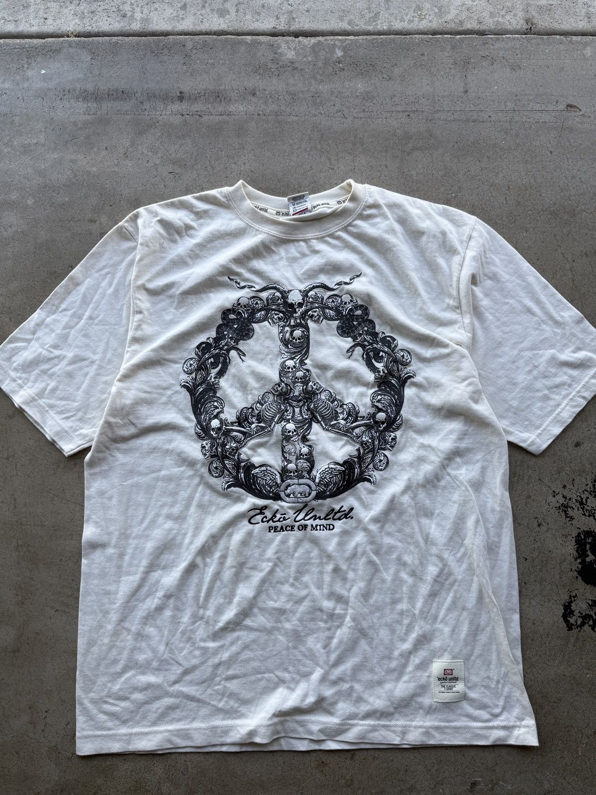 Ecko Unltd. × Vintage y2k ecko skull puff print tee Size US XL / EU 56 / 4 - 1 Thumbnail