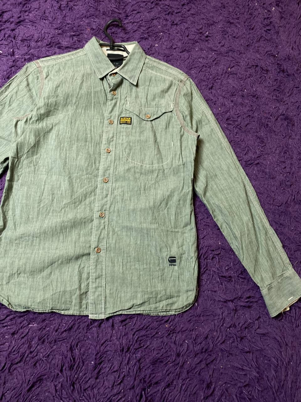 G-Star Vintage G-Star Raw Streetwear Button Up Shirt Size M Size US M / EU 48-50 / 2 - 8 Thumbnail