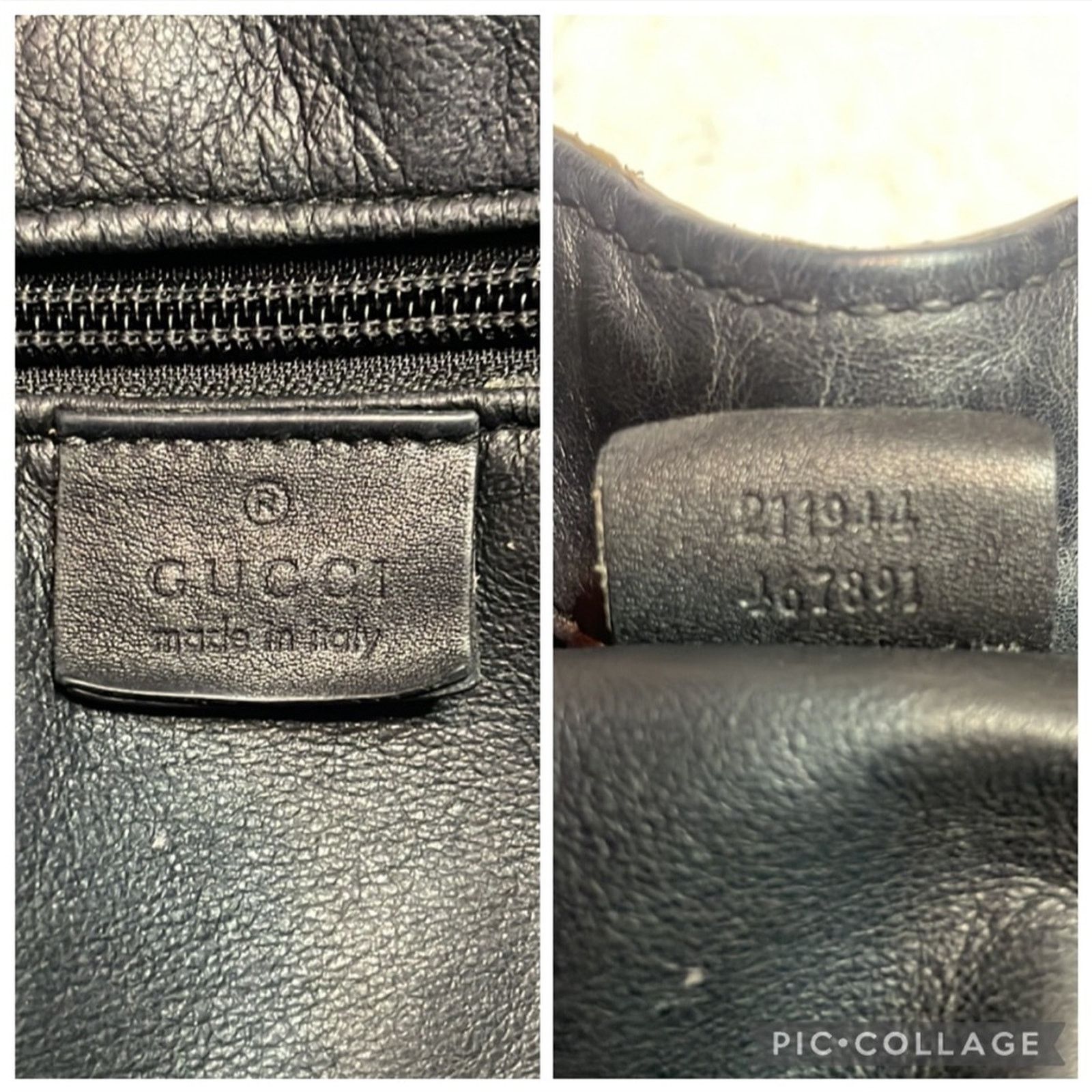 Gucci Gucci Sukey Guccissima GG Medium Tote Black 211944 Size ONE SIZE - 16 Thumbnail
