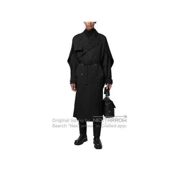Valentino Valentino Black breasted trench coat Size M / US 6-8 / IT 42-44 - 1 Thumbnail