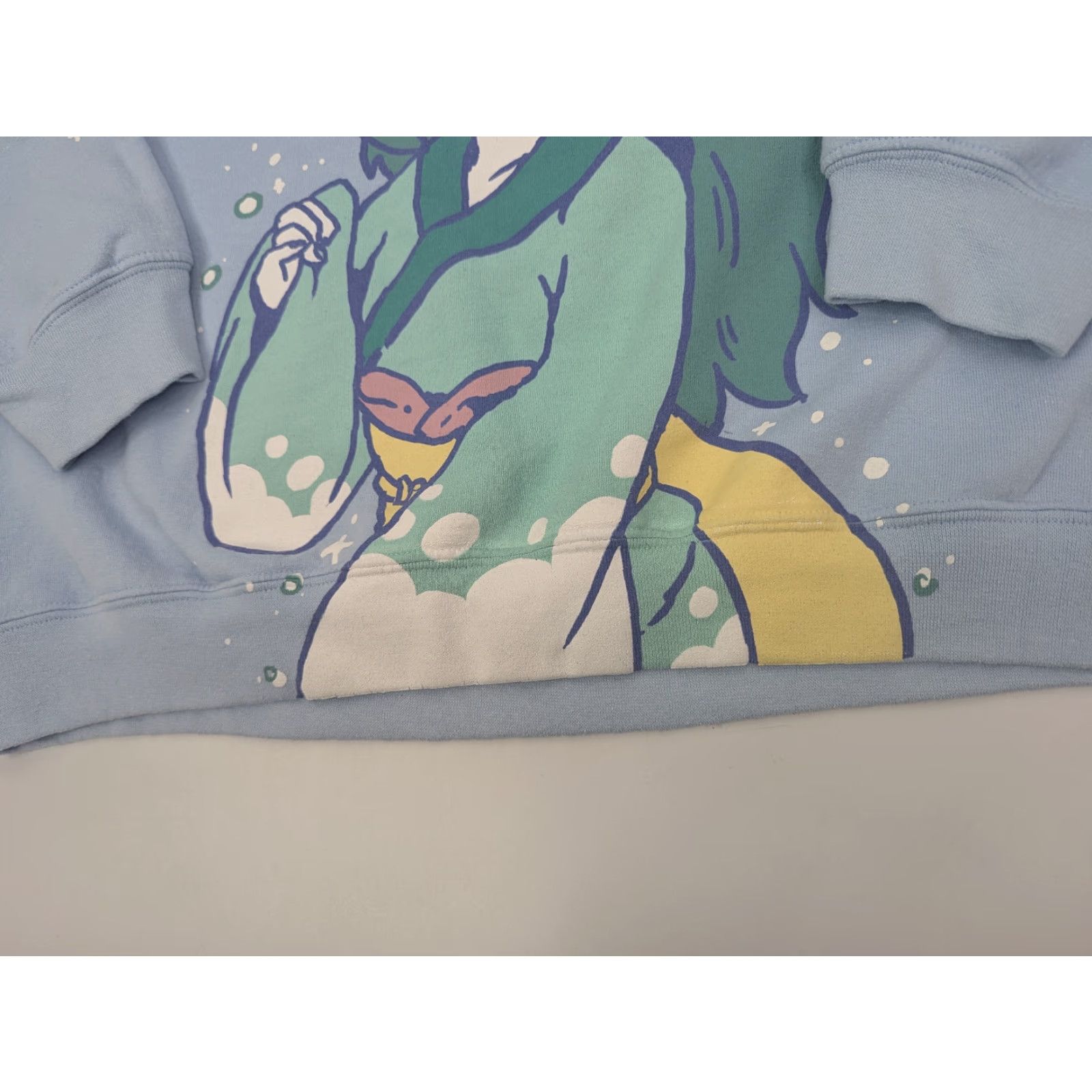 OMOCAT VINTAGE OMOCAT x YO-KAI WATCH Fubuki-Hime Shou Kyou Sweatshirt XL Blue OMOCAT Shirt Unisex Adults Sweatshirt Anime, Fantasy, Japanese, Manga RARE Size US XL / EU 56 / 4 - 4 Thumbnail