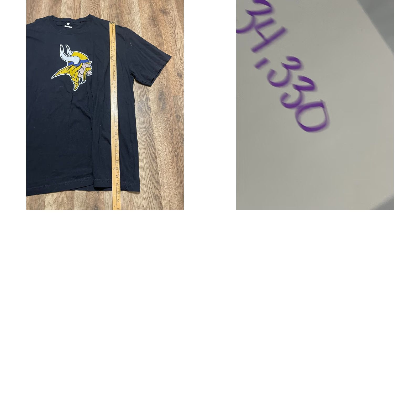 NFL Fanatics Team Apparel Shirt Men's XL Black Minnesota Vikings NFL Shirt, Men, XL, Black, Fanatics, NFL, Minnesota Vikings, Shirt Size US XL / EU 56 / 4 - 8 Thumbnail
