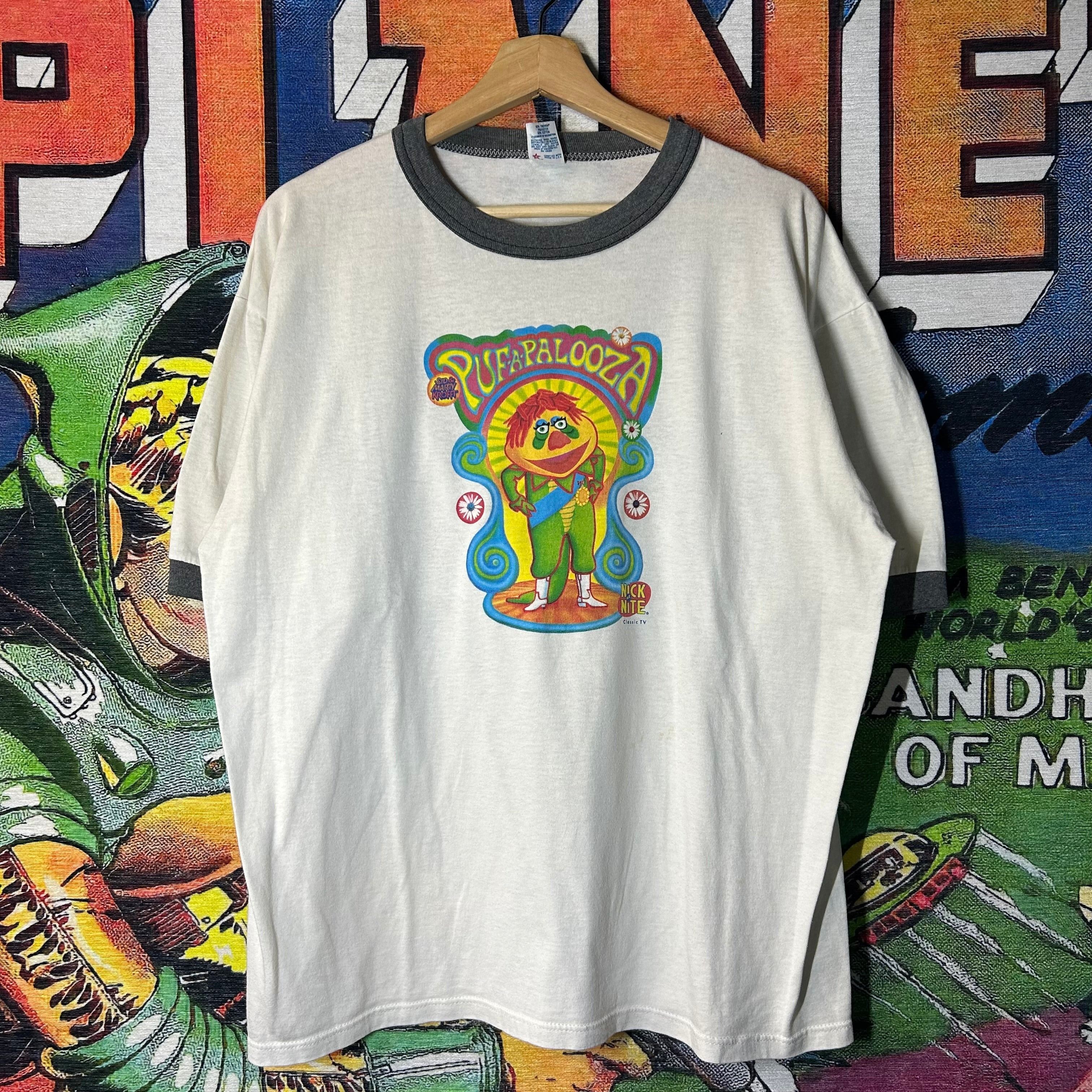 Vintage Vintage 90s Nick at Nite Pufapalooza Tee Size XL Size US XL / EU 56 / 4 - 1 Thumbnail