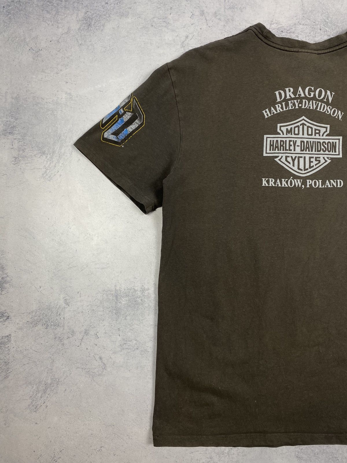 Harley Davidson Harley Davidson Dragon Krakow Poland Motorcycle T Shirt Size US L / EU 52-54 / 3 - 14 Thumbnail