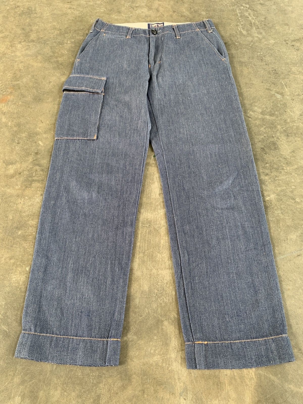 Blue Blue Japan BlueBlue Japan Half Cargopants Denim Size US 27 - 3 Thumbnail