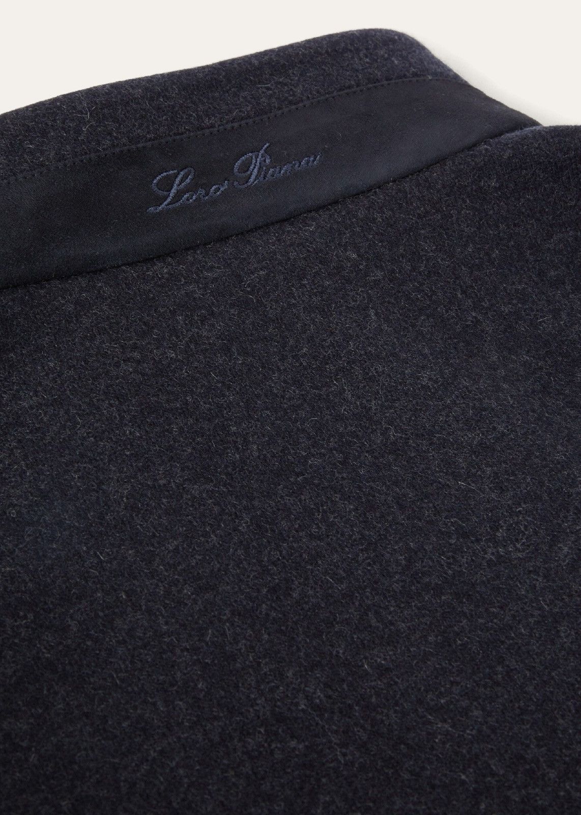 Loro Piana o1srvl11e0125 Cashmere Jersey Bomber Jacket in Navy Blue Size US M / EU 48-50 / 2 - 4 Thumbnail