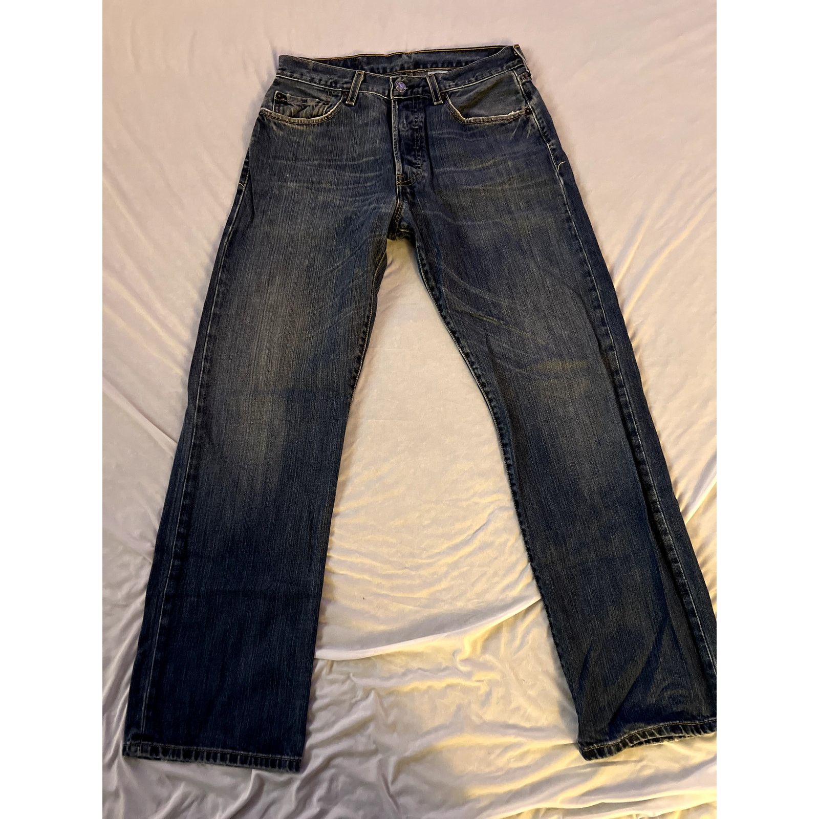 Levi's Levi's 501 Original Fit Jeans 32Wx32L Men's Straight Leg Size US 32 / EU 48 - 2 Thumbnail
