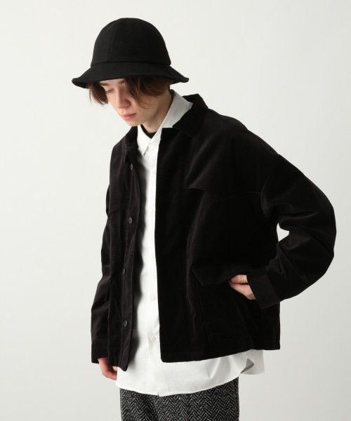 Beams Plus HARE Velvet Military Blouson Black Size US M / EU 48-50 / 2 - 14 Thumbnail