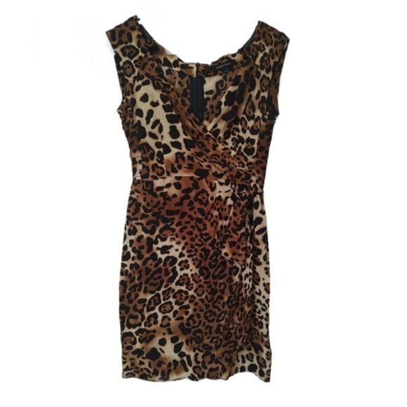 Nanette Lepore Nanette Lepore silk leopard wrap mini dress 0 Size XS / US 0-2 / IT 36-38 - 2 Thumbnail