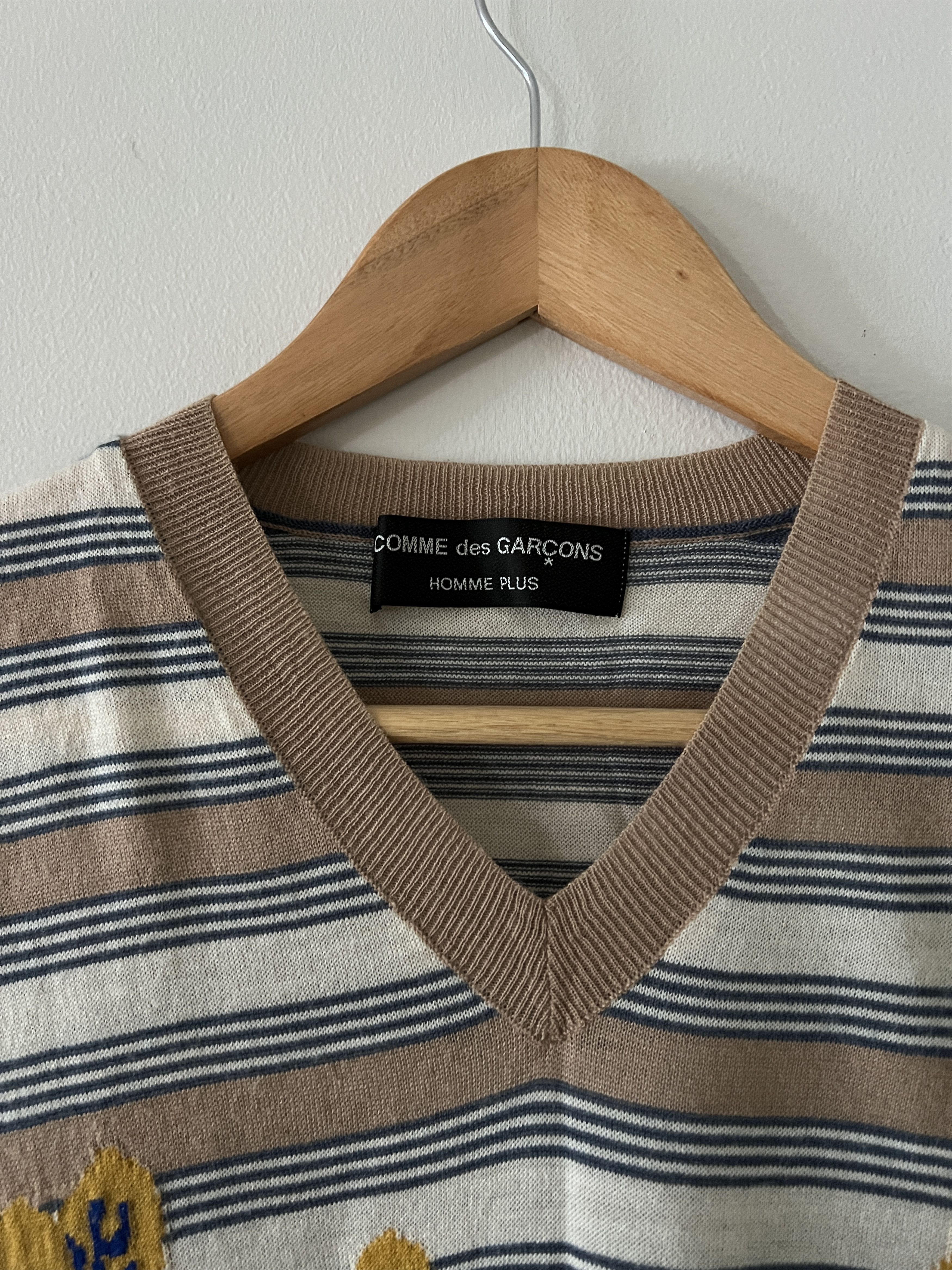 Comme des Garcons Comme Des Garcons, Homme Plus, knitted pattern vest Size US M / EU 48-50 / 2 - 3 Thumbnail