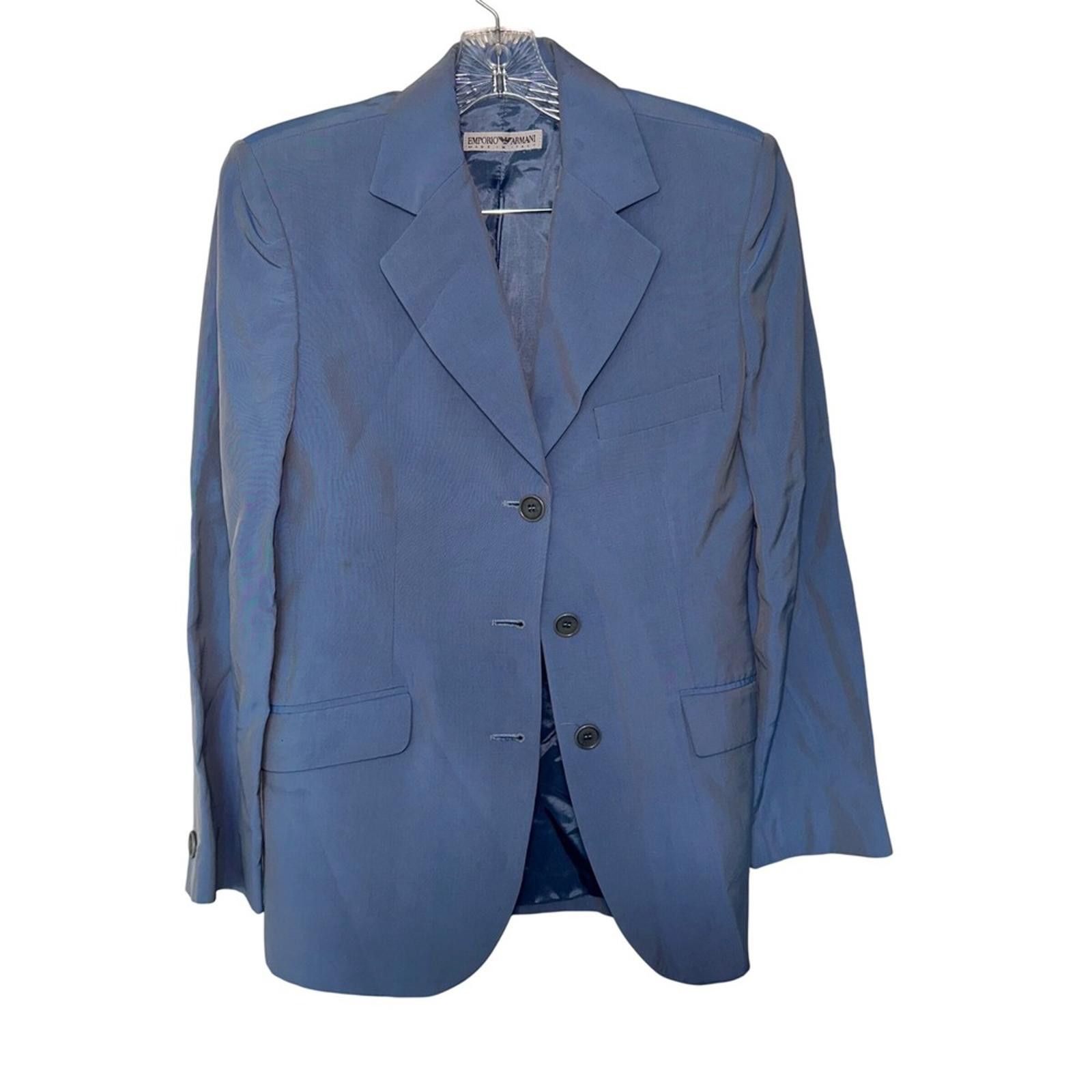 Emporio Armani Emporio Armani Blue Blazer Men's size 44 Size 44R - 1 Thumbnail