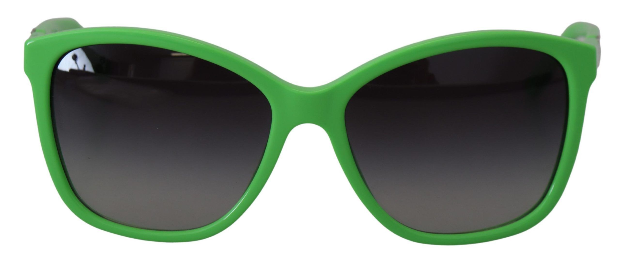 Dolce & Gabbana Chic Green Acetate Round Women's Sunglasses Size ONE SIZE - 1 Thumbnail