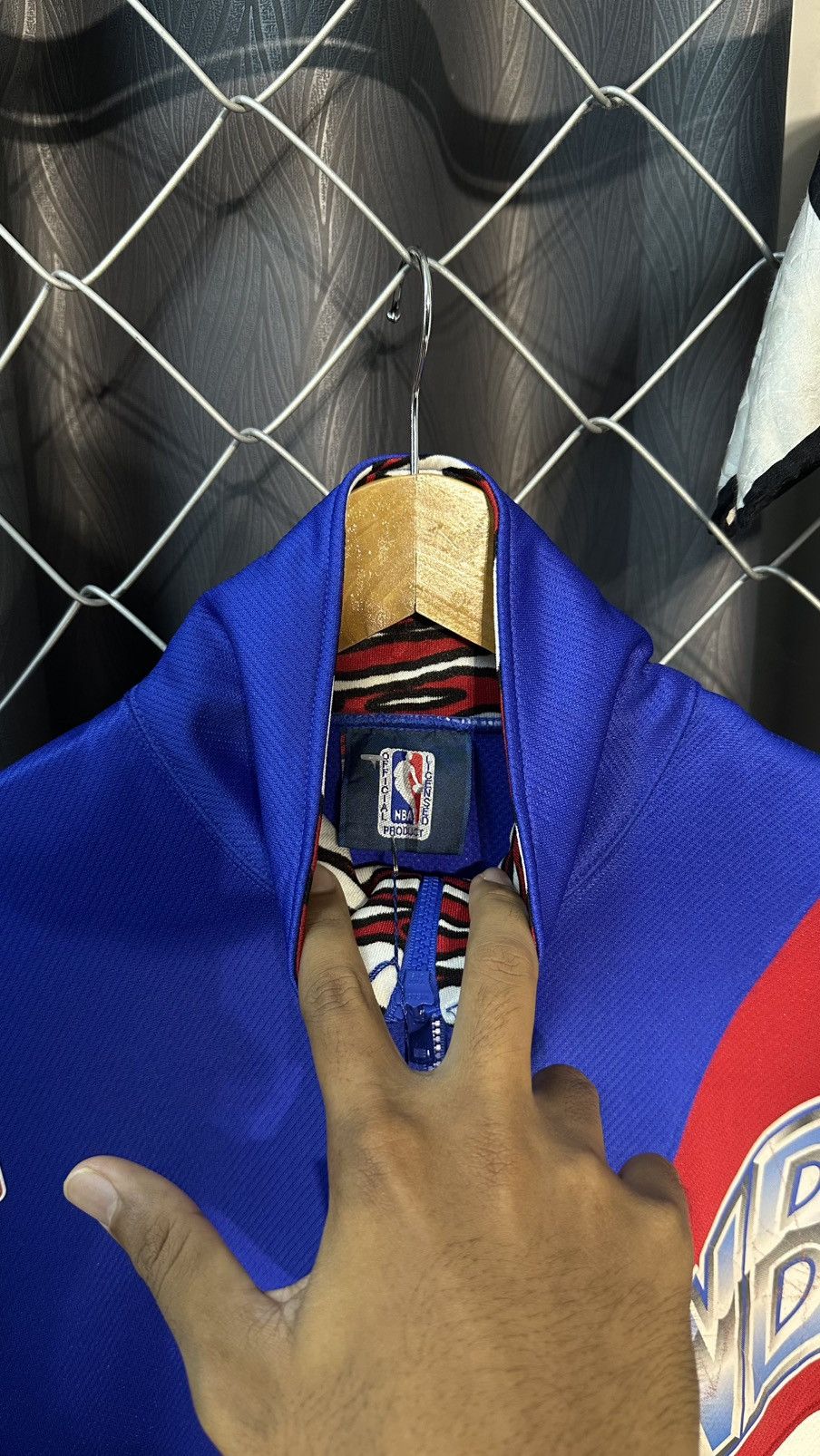 NBA DEADSTOCK VINTAGE 90’s NBA JASPO WARM-UP JACKET Size US M / EU 48-50 / 2 - 7 Thumbnail