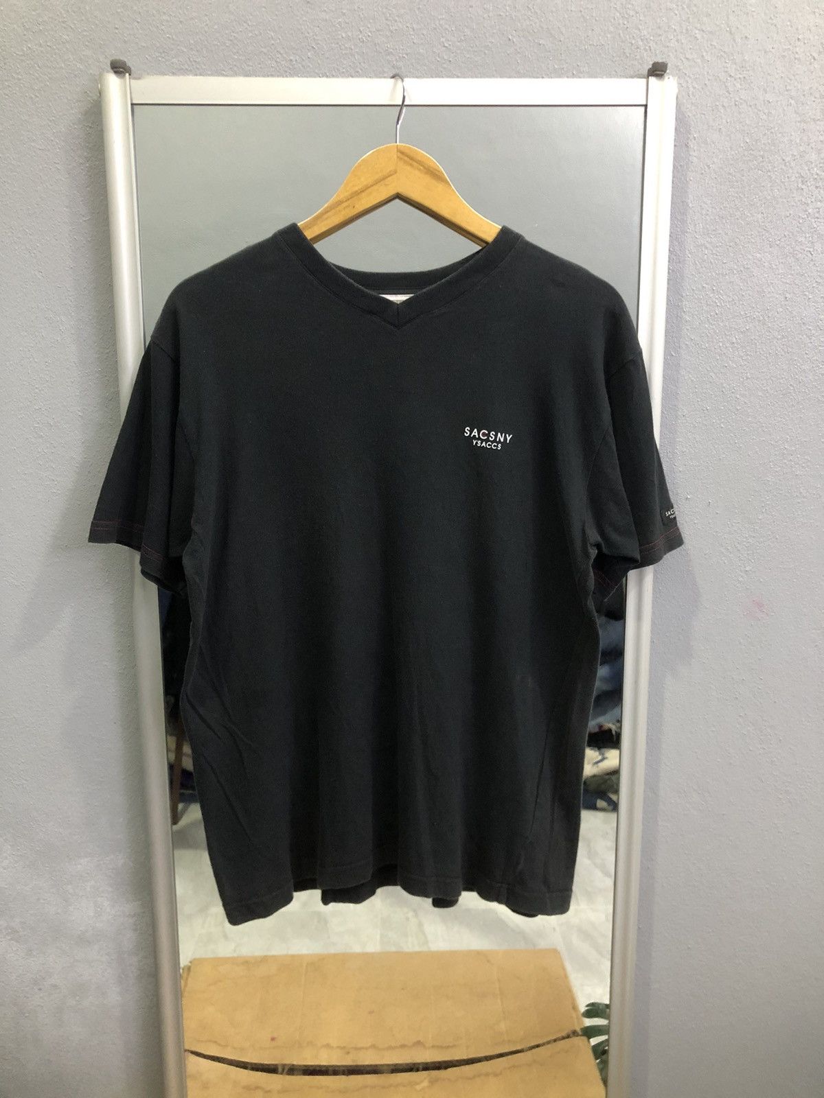 Yohji Yamamoto Yohji Yamamoto SACSNY Y’SACCS Tee Black Size US M / EU 48-50 / 2 - 1 Thumbnail