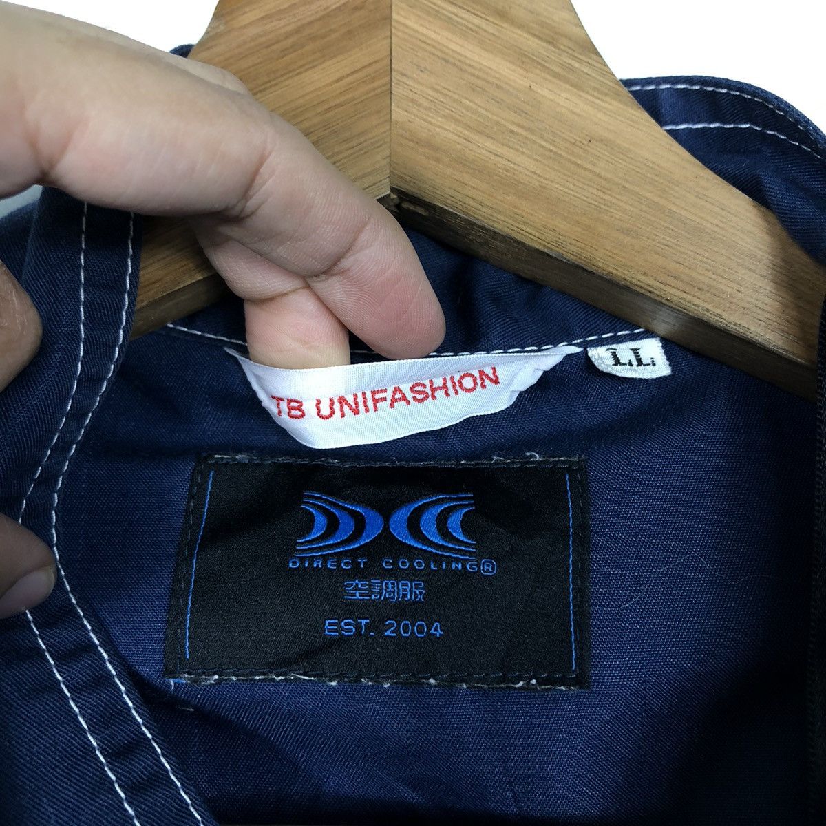 Japanese Brand 📌Vintage Coverall Worker Racing Daihatsu JDM Big Logo Size US 38 / EU 54 - 19 Thumbnail