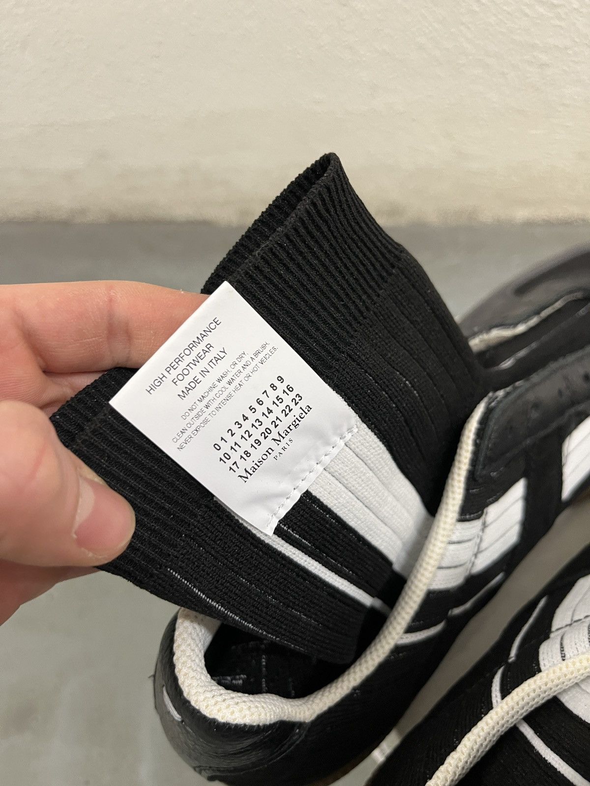 Maison Margiela Maison Margiela Sock Sneakers Hybrid GAT Black White Size US 11 / EU 44 - 6 Thumbnail