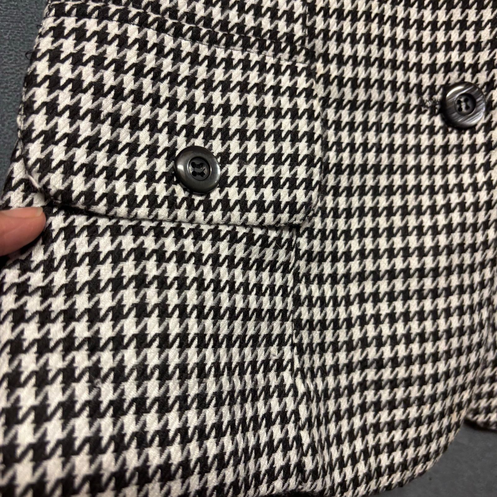 Other Vintage Melissa Lawrence Houndstooth Pantsuit Vest Set Size M / US 6-8 / IT 42-44 - 13 Thumbnail