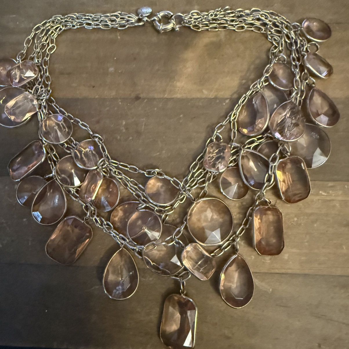 J.Crew J.Crew multi chain chunky amber stones statement necklace Size ONE SIZE - 2 Thumbnail