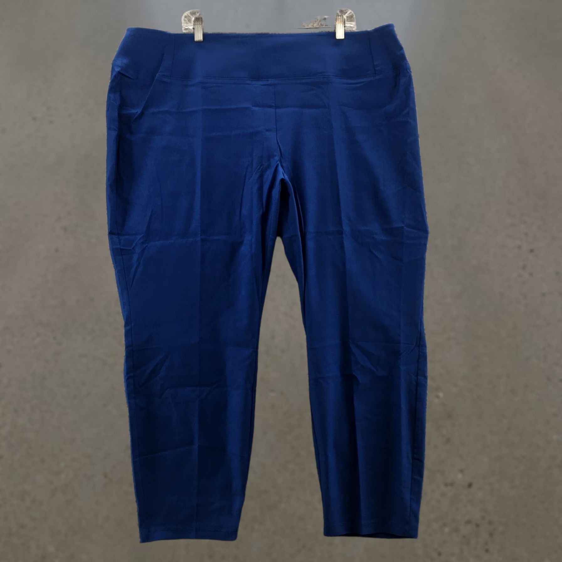 Worthington Worthington Skinny Pants Womens 26W Blue Flat Front Pull On NEW Pants Size 26" / US 2 / IT 38 - 1 Thumbnail